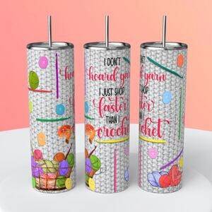 Crochet  20oz tumbler